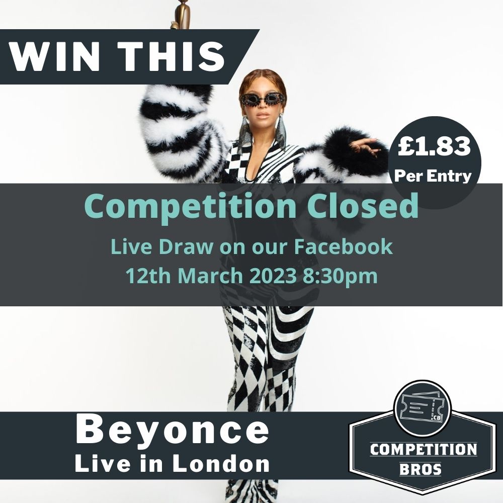 Beyoncé Tickets x 2 - Live in London - June 3rd 2023 - Competition Bros