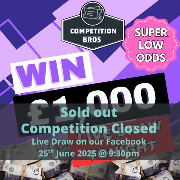 £1,000 Cash! Low Odds Wednesdays!
