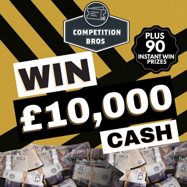 £10,000 Cash + £2,500 Instant Wins! July Jackpot!