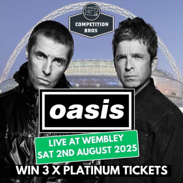 Oasis x3 Platinum Tickets - Live at Wembley on Sat Aug 2nd + £350 Spending Money