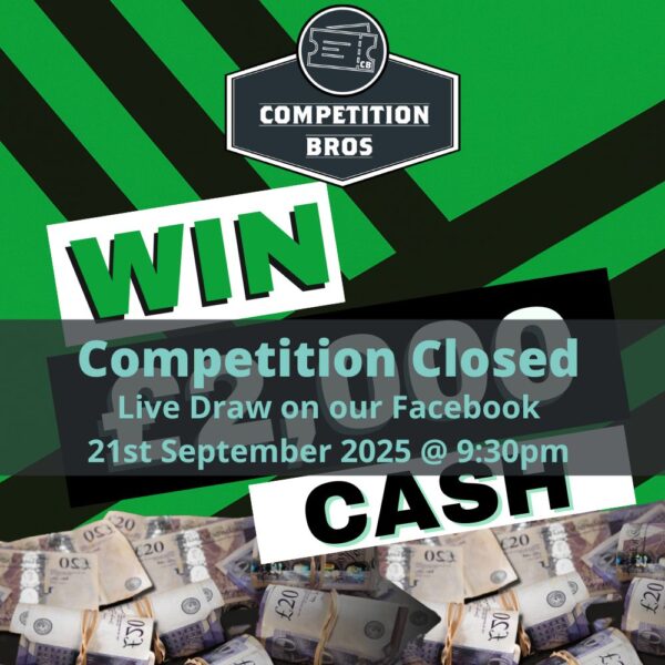 £2,000 Cash - 21st Sep 2025