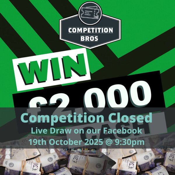 £2,000 Cash! -- 19th October  2025