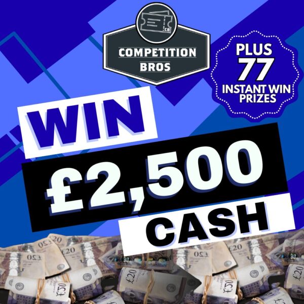 £2,500 + 77 Instant Wins